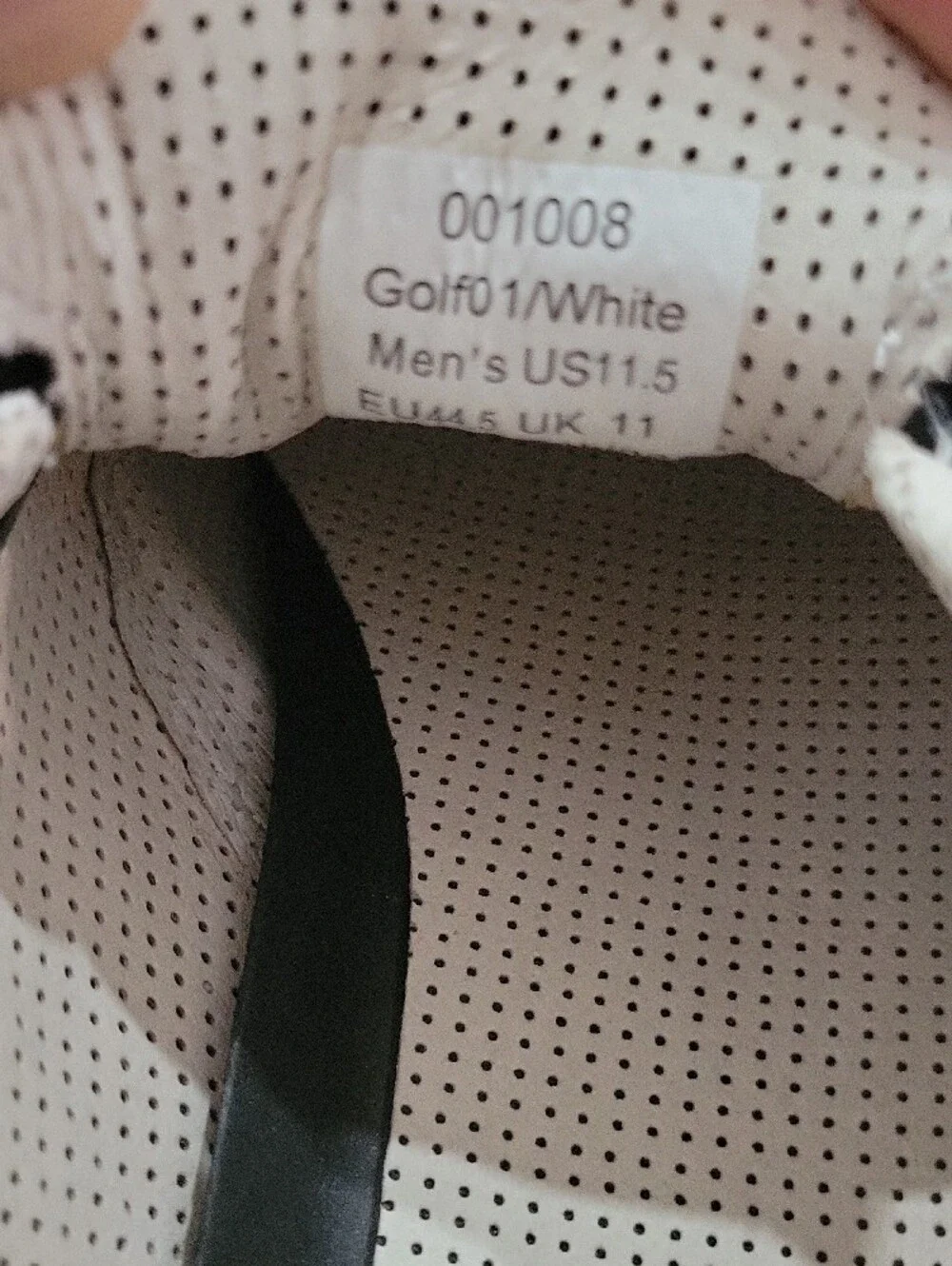 Men’s Two-Tone White and Black Derby Oxfords